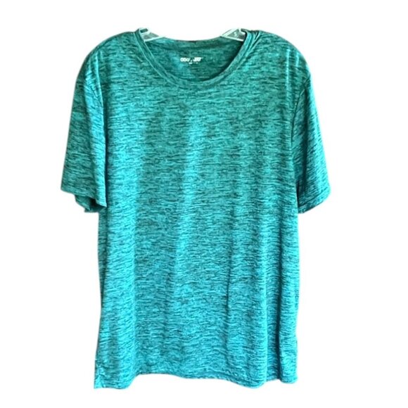 Men's Teal and Black Coolkeep Polyester/Spandex Short Sleeve Jersey, Size XL - Picture 8 of 8